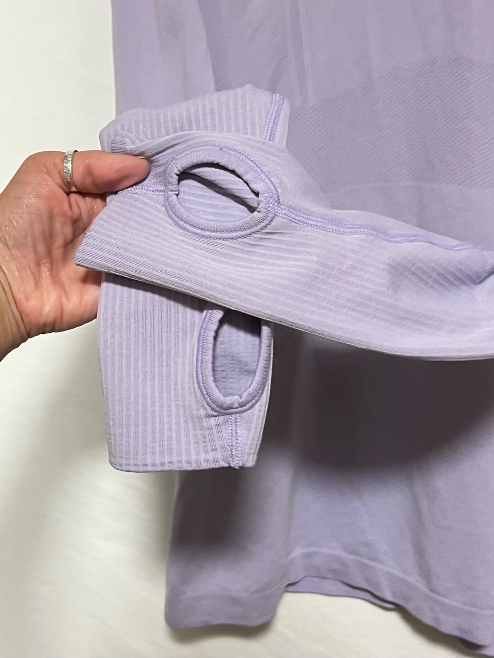 Lululemon Run: Swiftly Tech Long Sleeve Thumbholes Stretch Activewear Gym Shirt - Picture 9 of 14